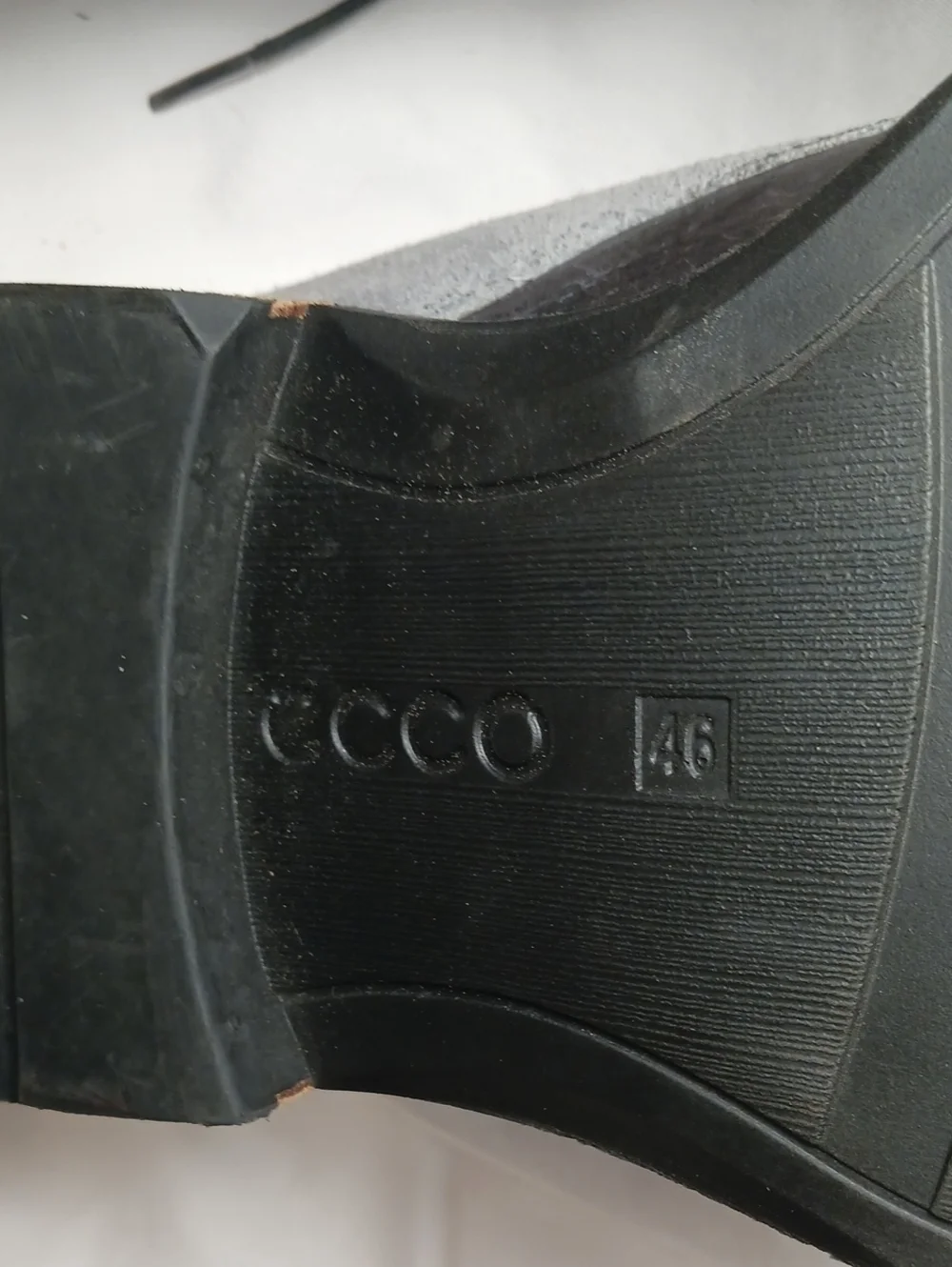 Ecco Men's Two-Tone Gray Leather & Suede Lace-Up Derby Shoes